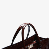 The Luxe Croc Tote