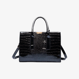 The Luxe Croc Tote