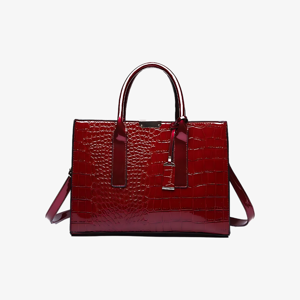 The Luxe Croc Tote