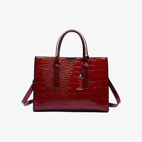 The Luxe Croc Tote