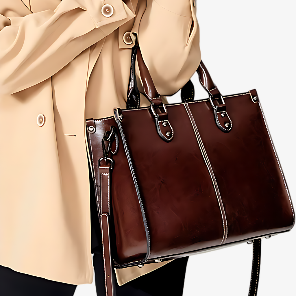 Metropolitan Elegance Tote - lifestyle